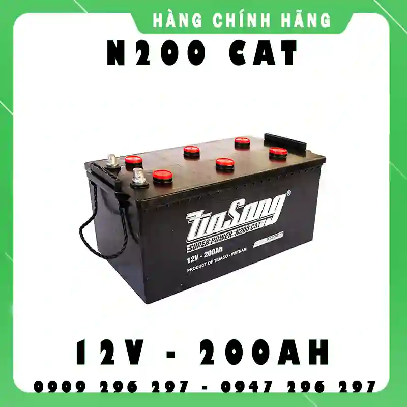 ẮC QUY TIA SÁNG NƯỚC 12V-200AH (N200 CAT)